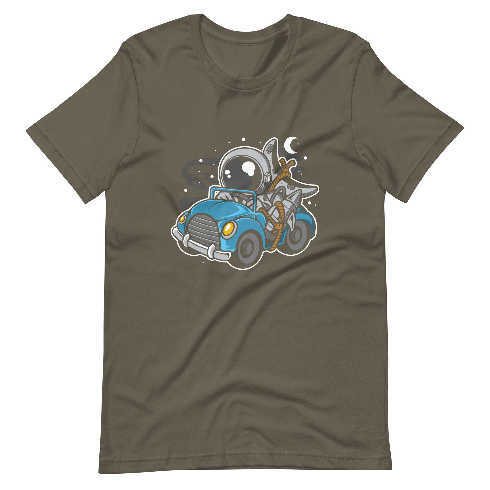Astronaut Journey - Men's t-shirt - Army Front