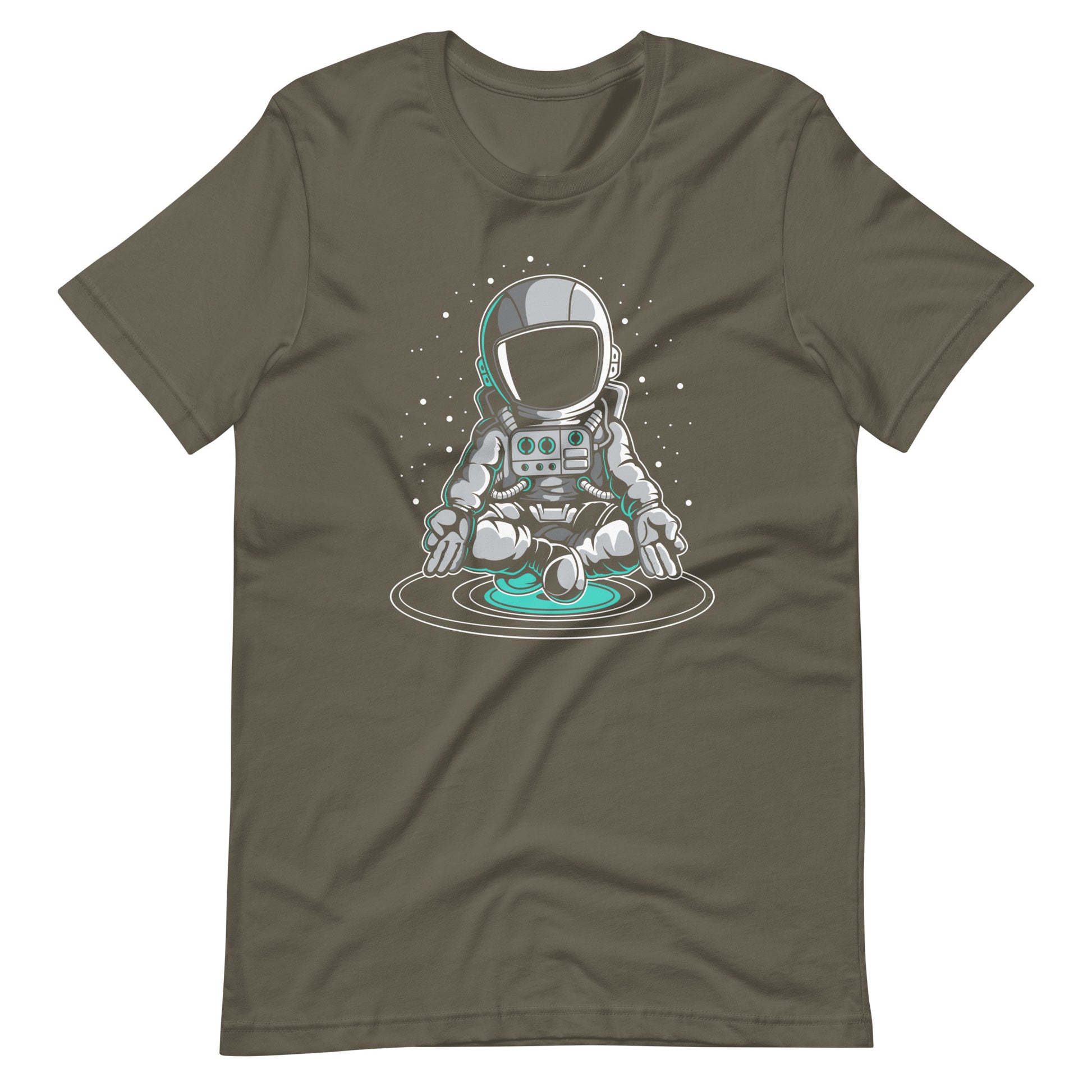 Astronaut Meditation - Men's t-shirt - Army Front