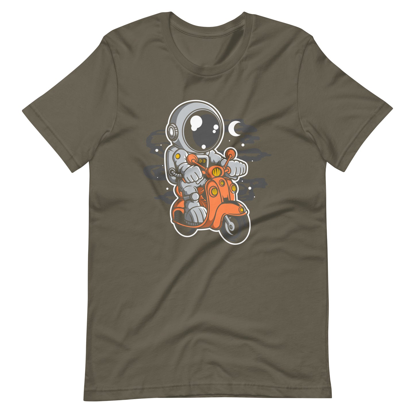 Astronaut Scooter 2 - Men's t-shirt - Army Front