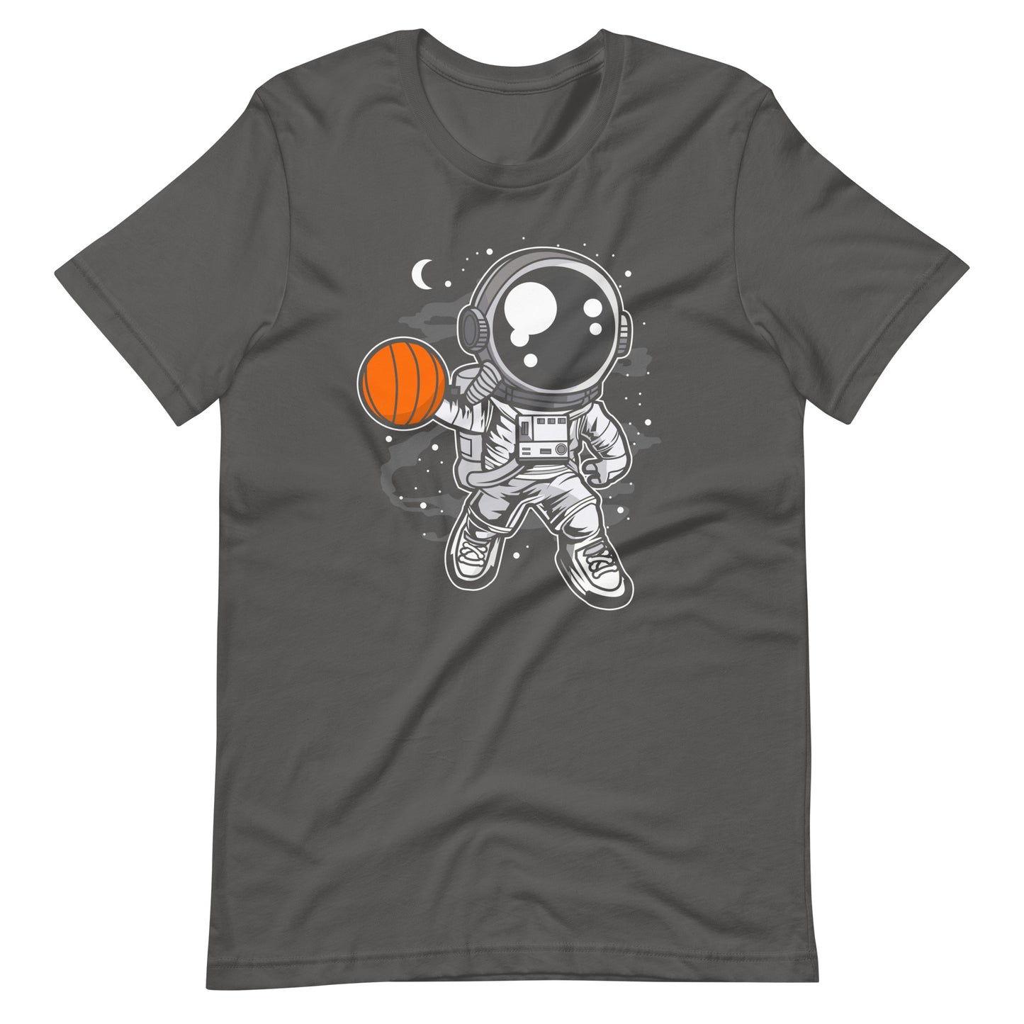 Astronaut Basketball - Men's t-shirt - Asphalt Front