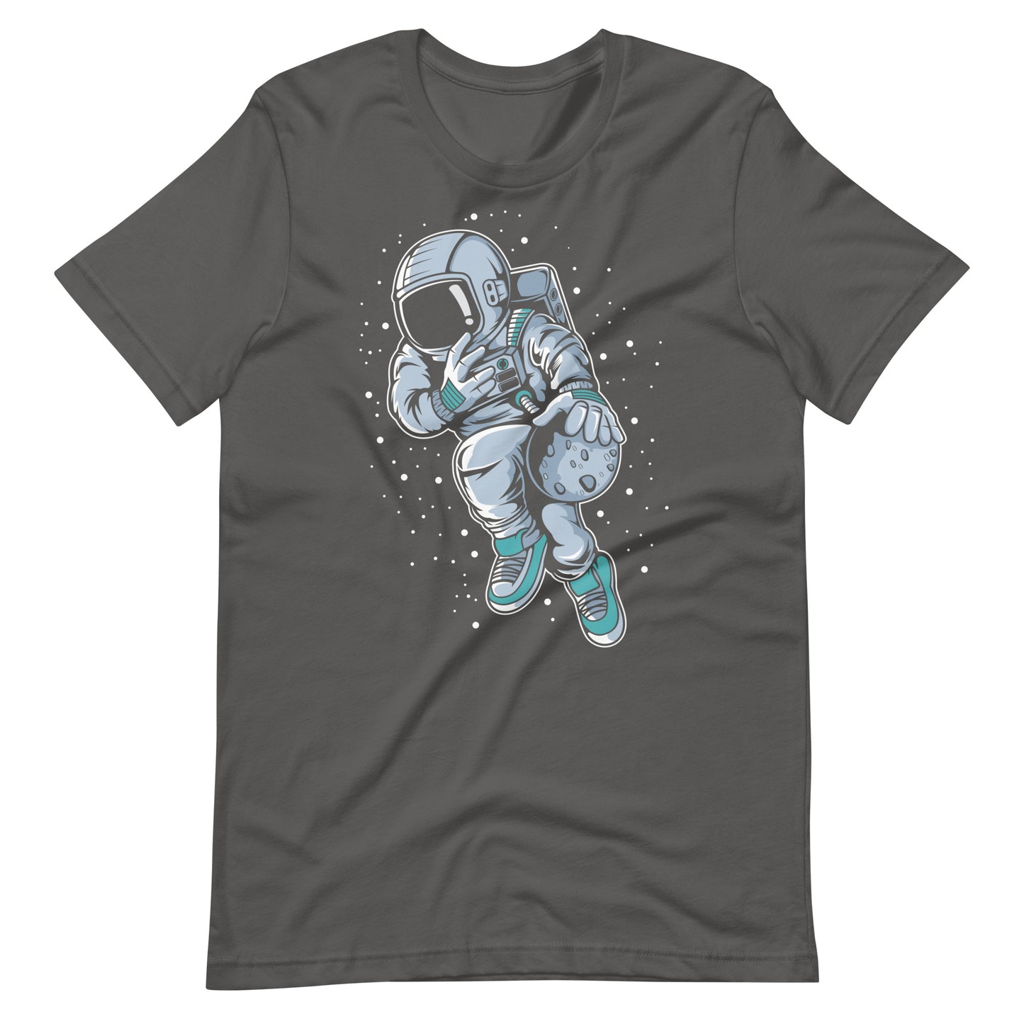 Astronaut Basketball 2 - Men's t-shirt - Asphalt Front