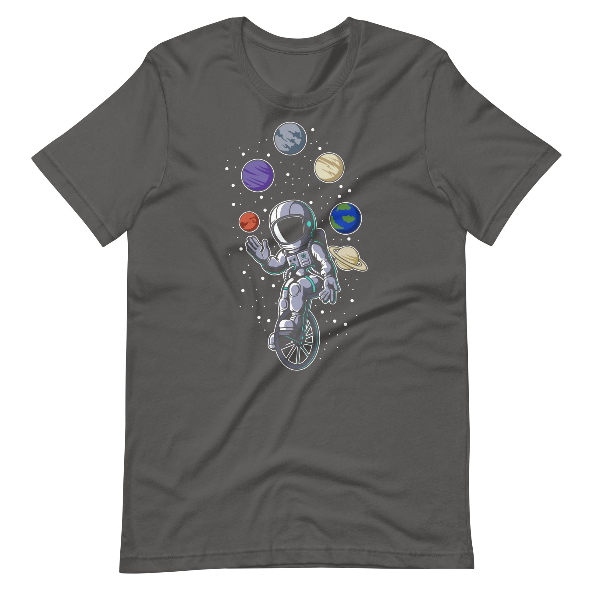 Astronaut Circus - Men's t-shirt - Asphalt Front