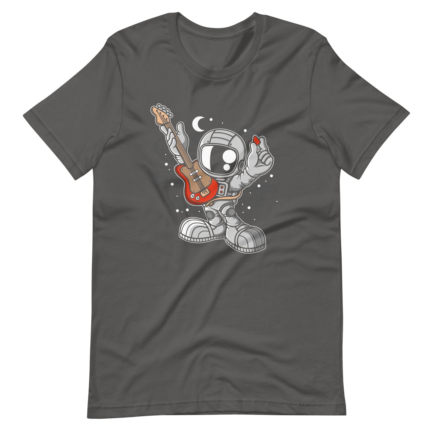 Astronaut Guitar 2 - Men's t-shirt - Asphalt Front