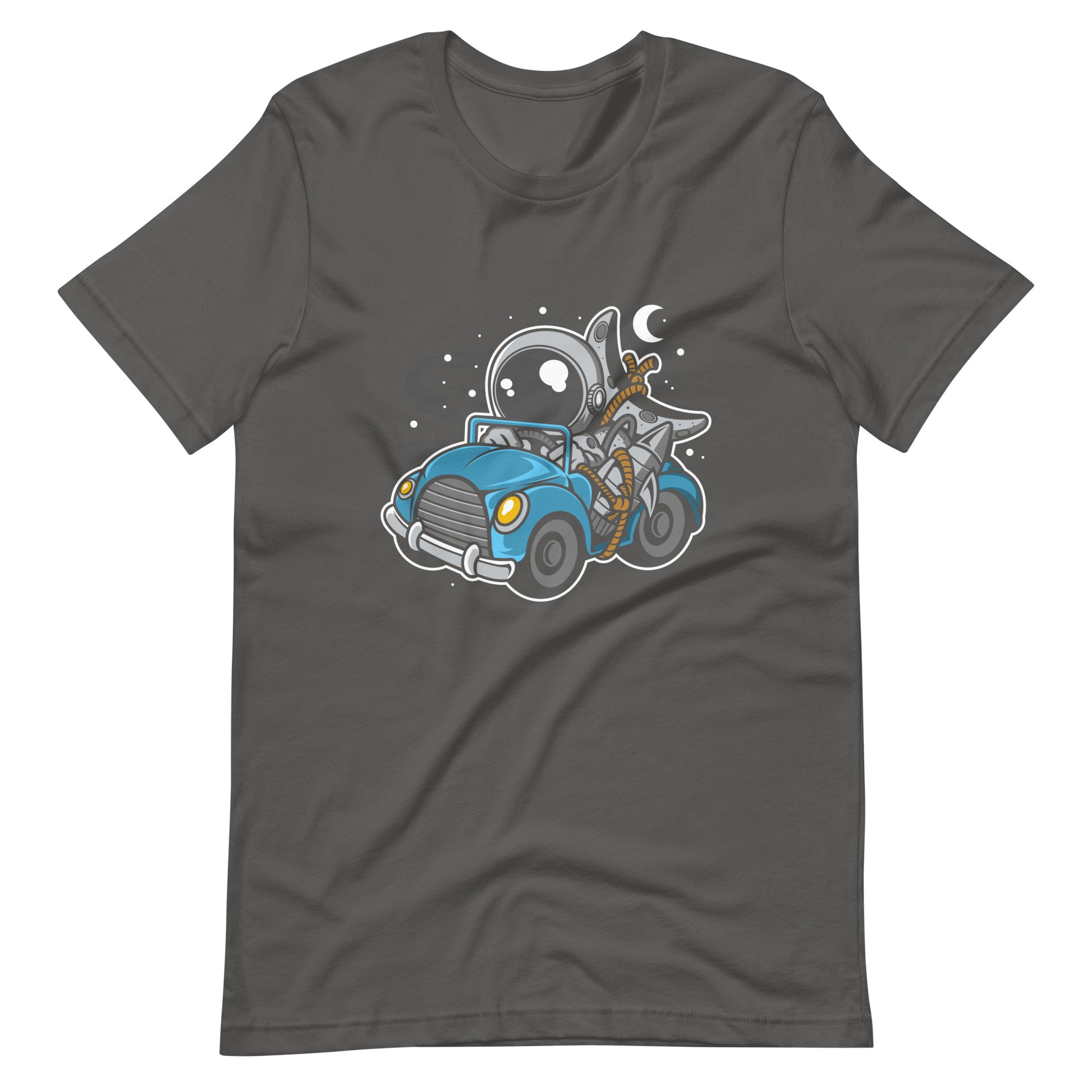 Astronaut Journey - Men's t-shirt - Asphalt Front