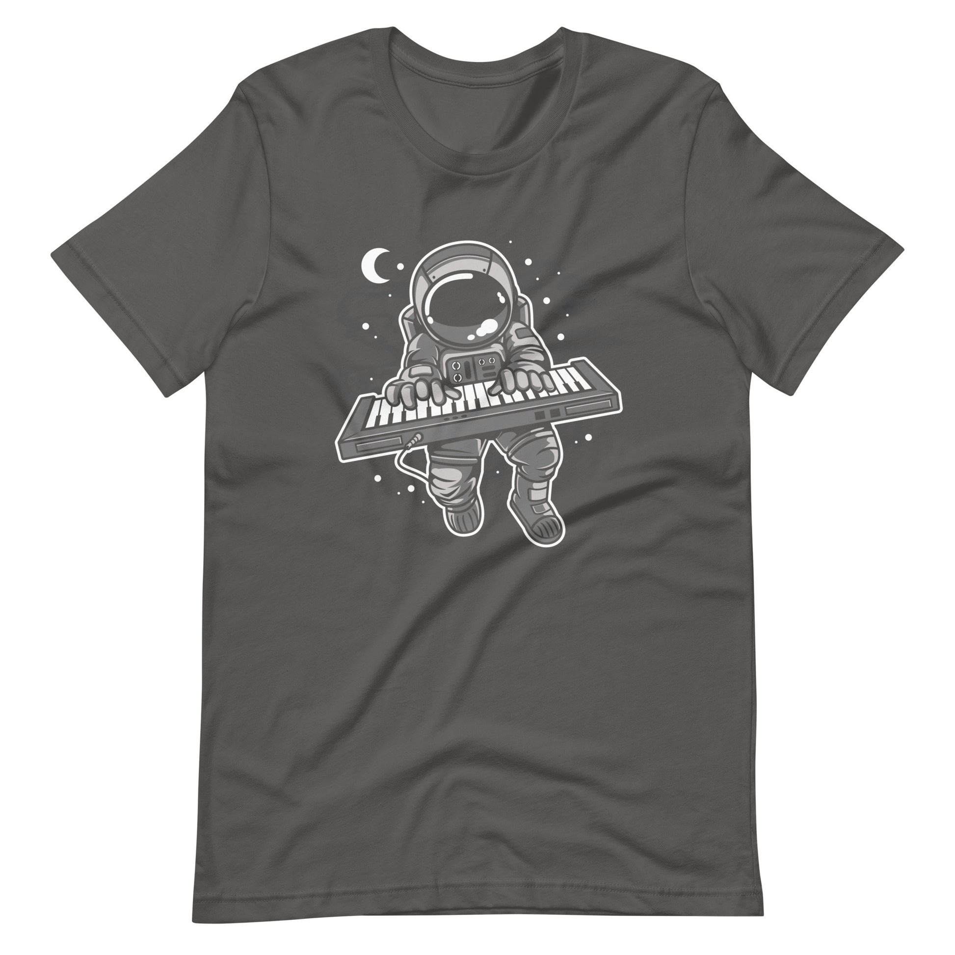 Astronaut Keyboard 2 - Men's t-shirt - Asphalt Front