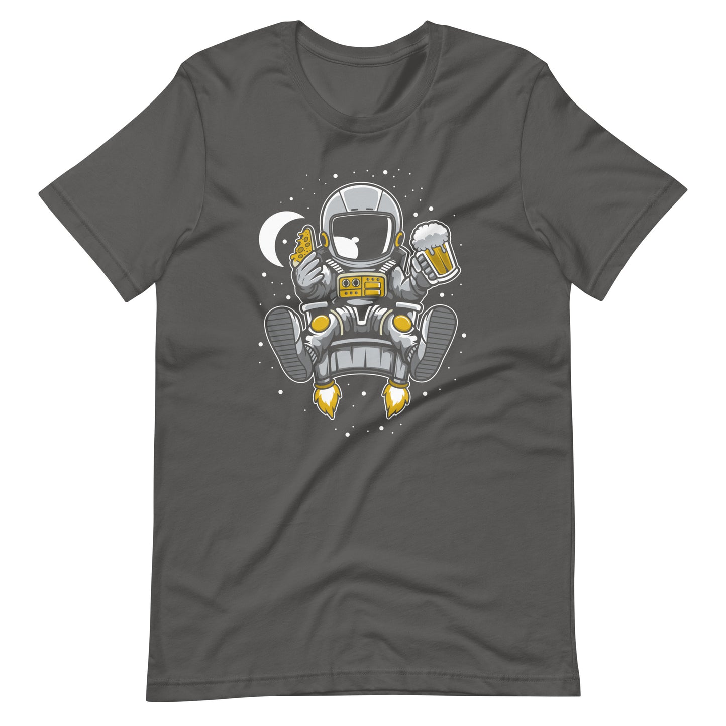 Astronaut Relax - Men's t-shirt - Asphalt Front