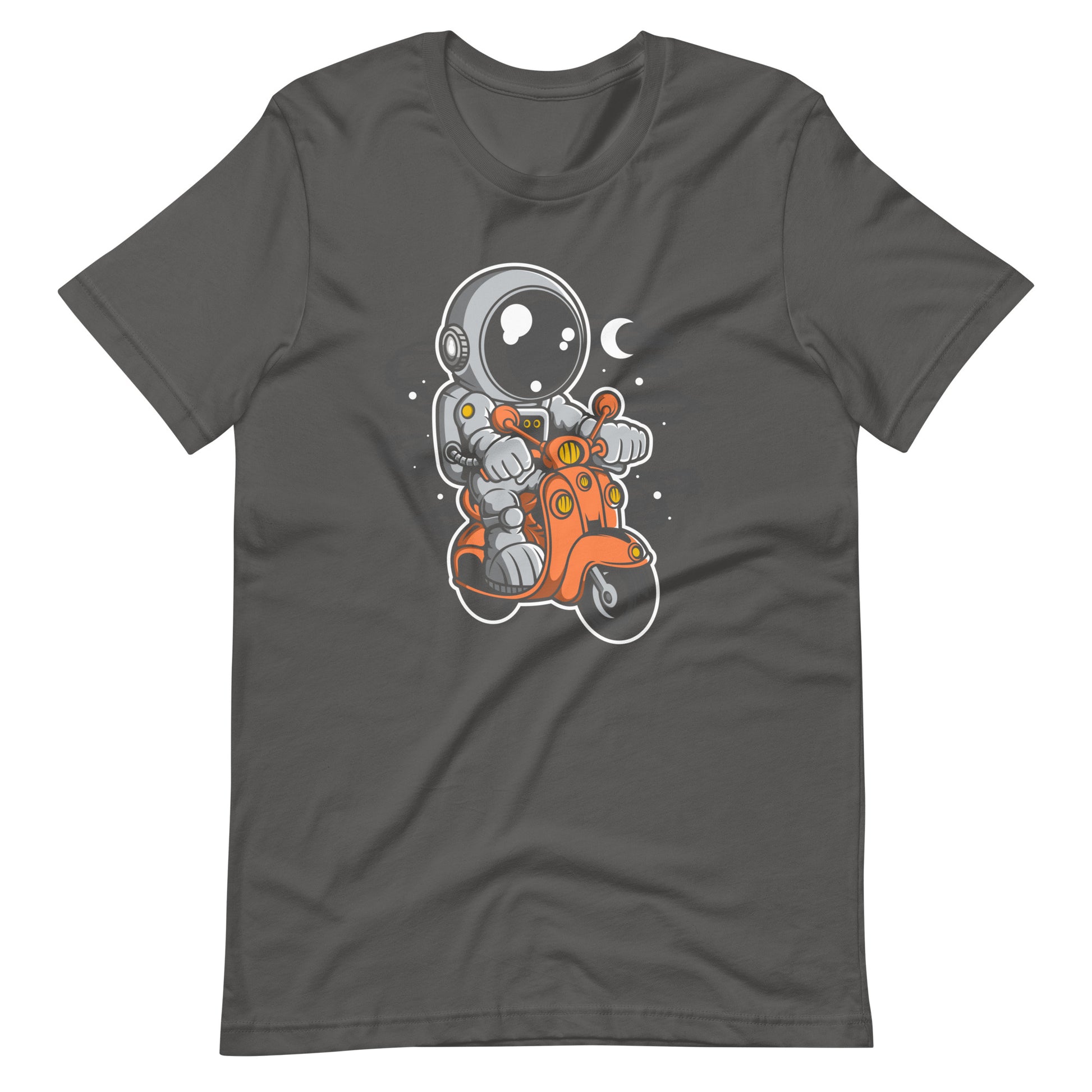 Astronaut Scooter 2 - Men's t-shirt - Asphalt Front