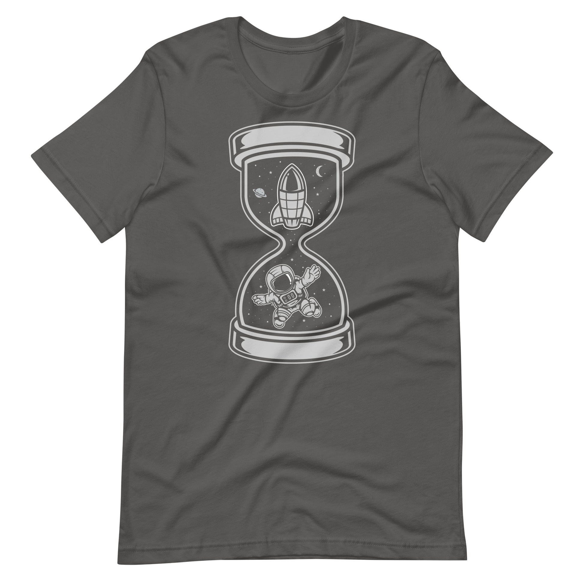Astronaut Time - Men's t-shirt - Asphalt Front
