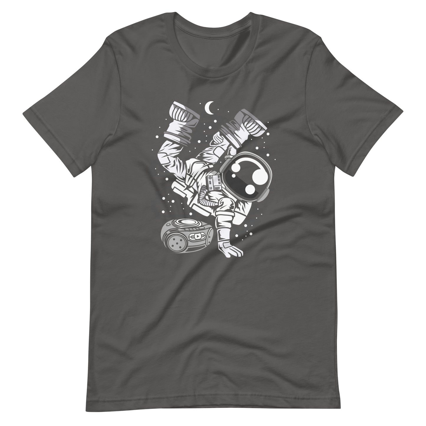 Astronaut Space Breakdance - Men's t-shirt - Asphalt Front