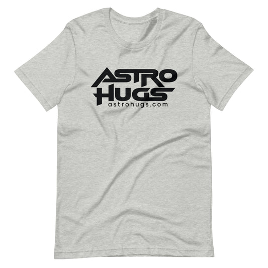 Astro Hugs Black Logo - Men's t-shirt - Athletic Heather Front Black Logo