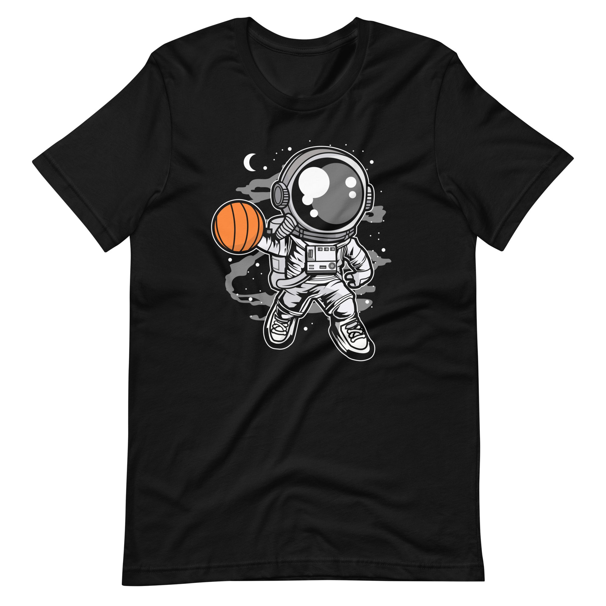 Astronaut Basketball - Men's t-shirt - Black Front