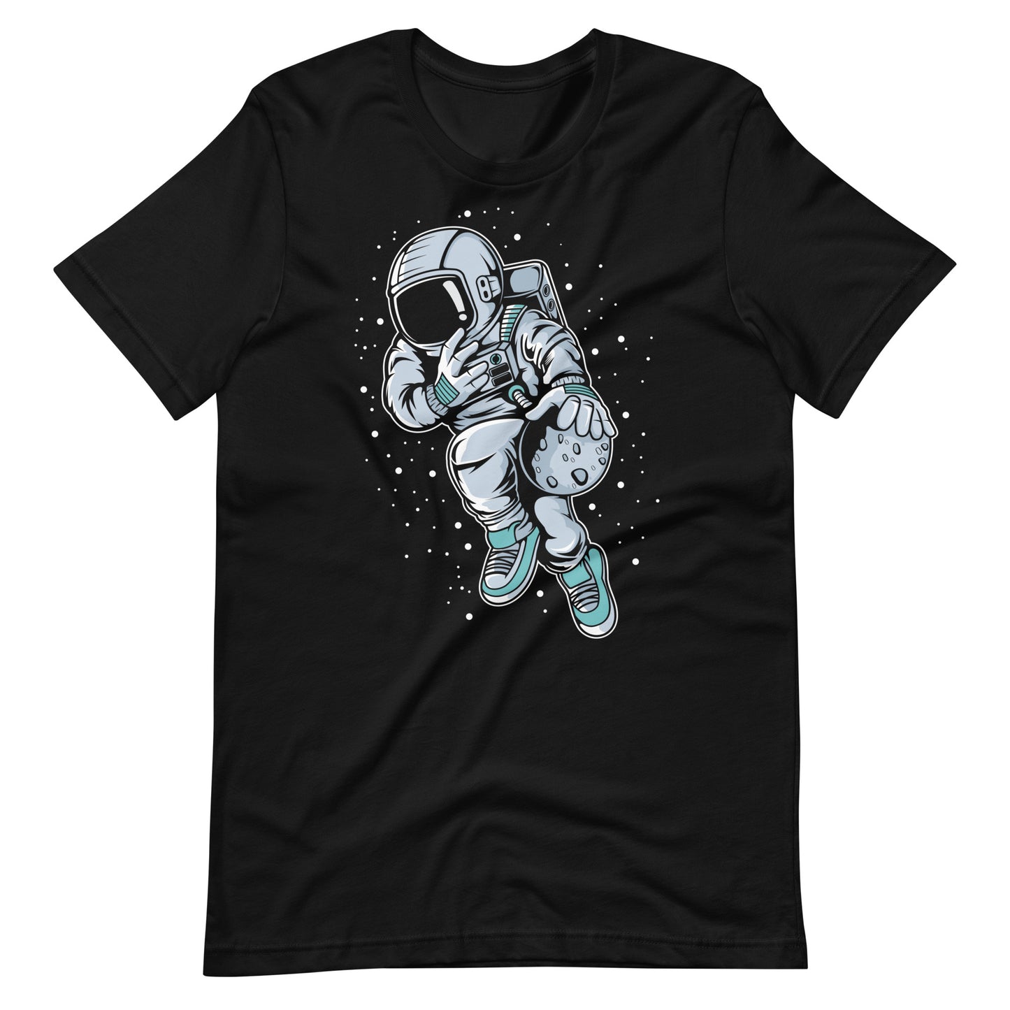 Astronaut Basketball 2 - Men's t-shirt - Black Front