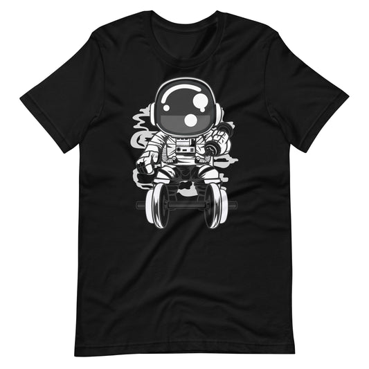 Astronaut Gym - Men's t-shirt - Black Front