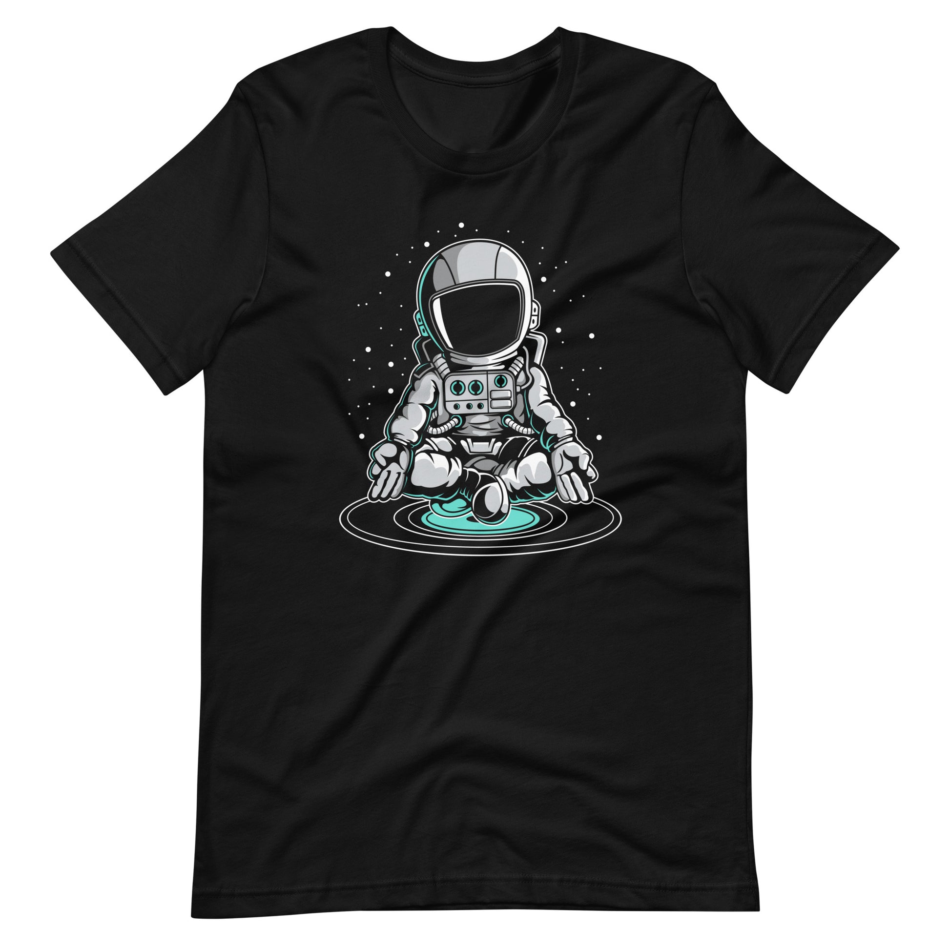 Astronaut Meditation - Men's t-shirt - Black Front