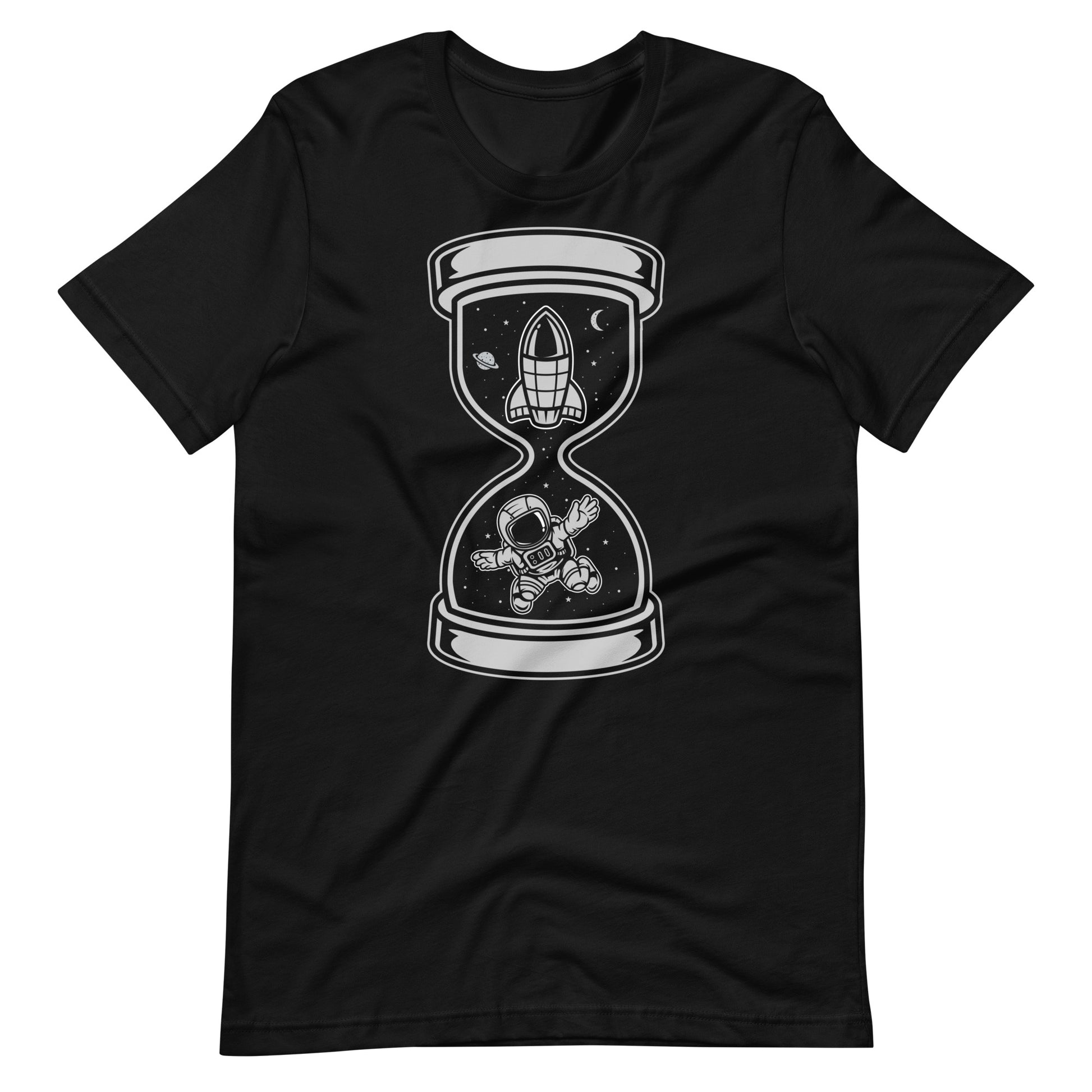 Astronaut Time - Men's t-shirt - Black Front