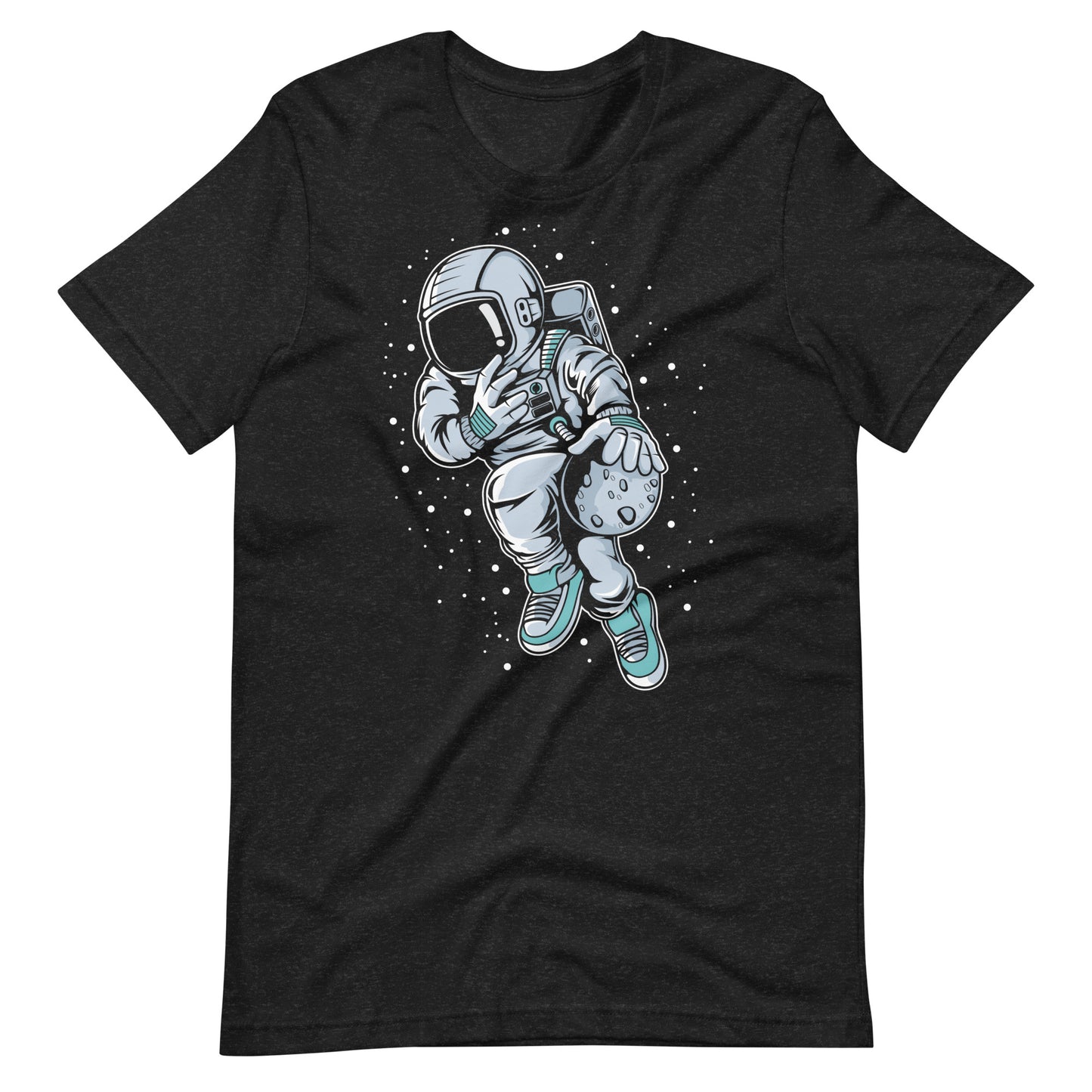 Astronaut Basketball 2 - Men's t-shirt - Black Heather Front