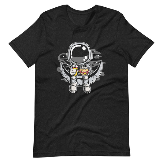 Astronaut Crescent - Men's t-shirt - Black Heather Front