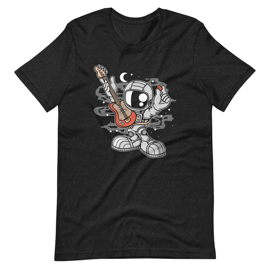 Astronaut Guitar 2 - Men's t-shirt - Black Heather Front