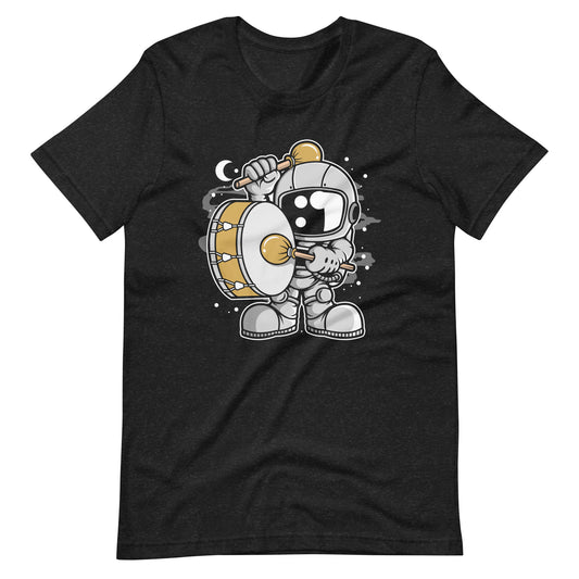 Astronaut Marching Band - Men's t-shirt - Black Heather Front