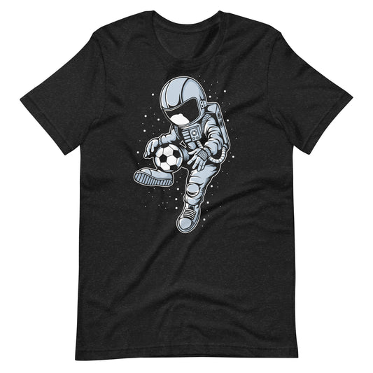 Astronaut Soccer Player - Men's t-shirt - Black Heather Front