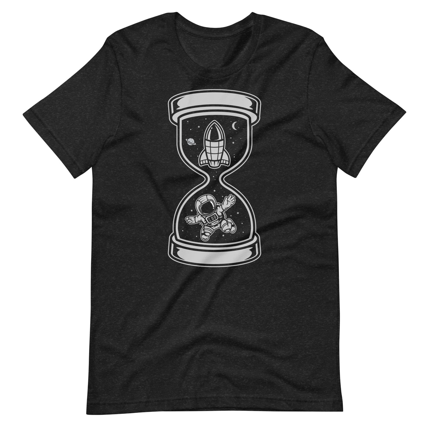 Astronaut Time - Men's t-shirt - Black Heather Front
