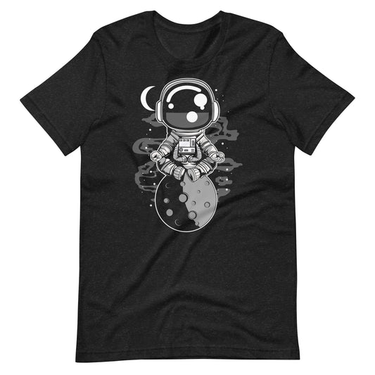 Astronaut Yoga - Men's t-shirt - Black Heather Front