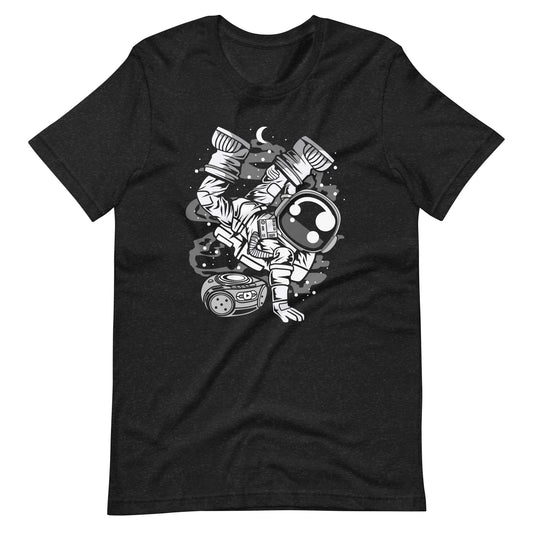 Astronaut Space Breakdance - Men's t-shirt - Black Heather Front