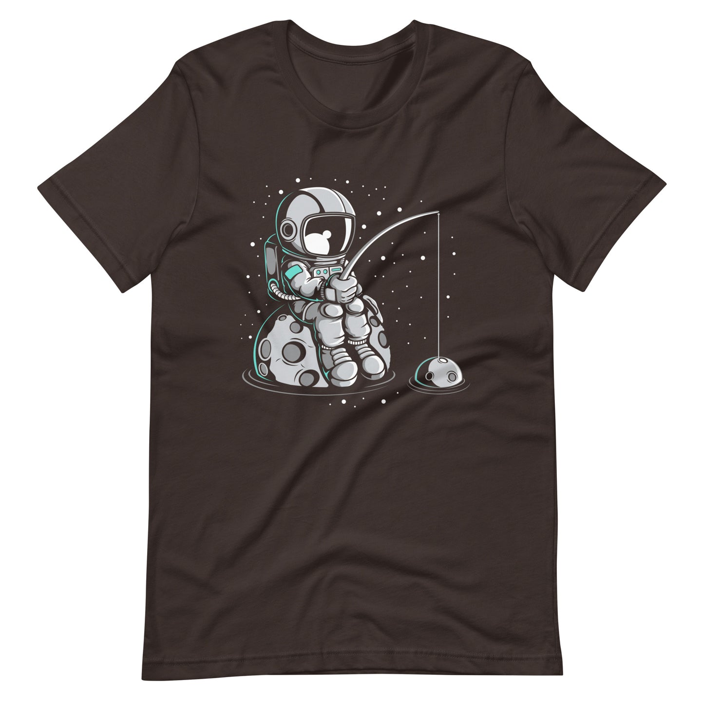 Astronaut Fishing 2 - Men's t-shirt - Brown Front