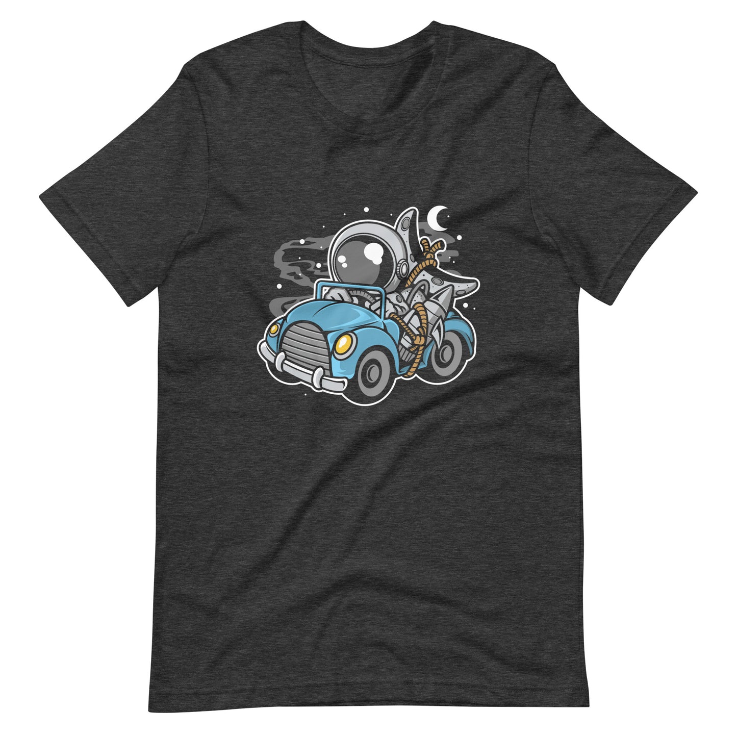 Astronaut Journey - Men's t-shirt - Dark Grey Heather Front