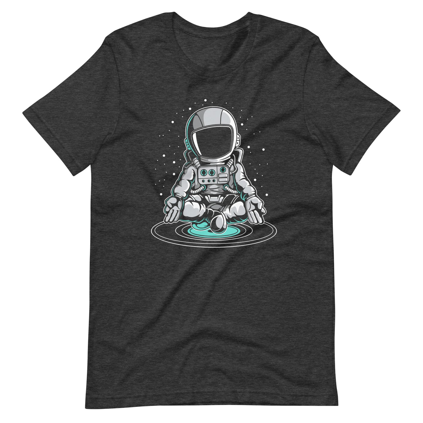 Astronaut Meditation - Men's t-shirt - Dark Grey Heather Front