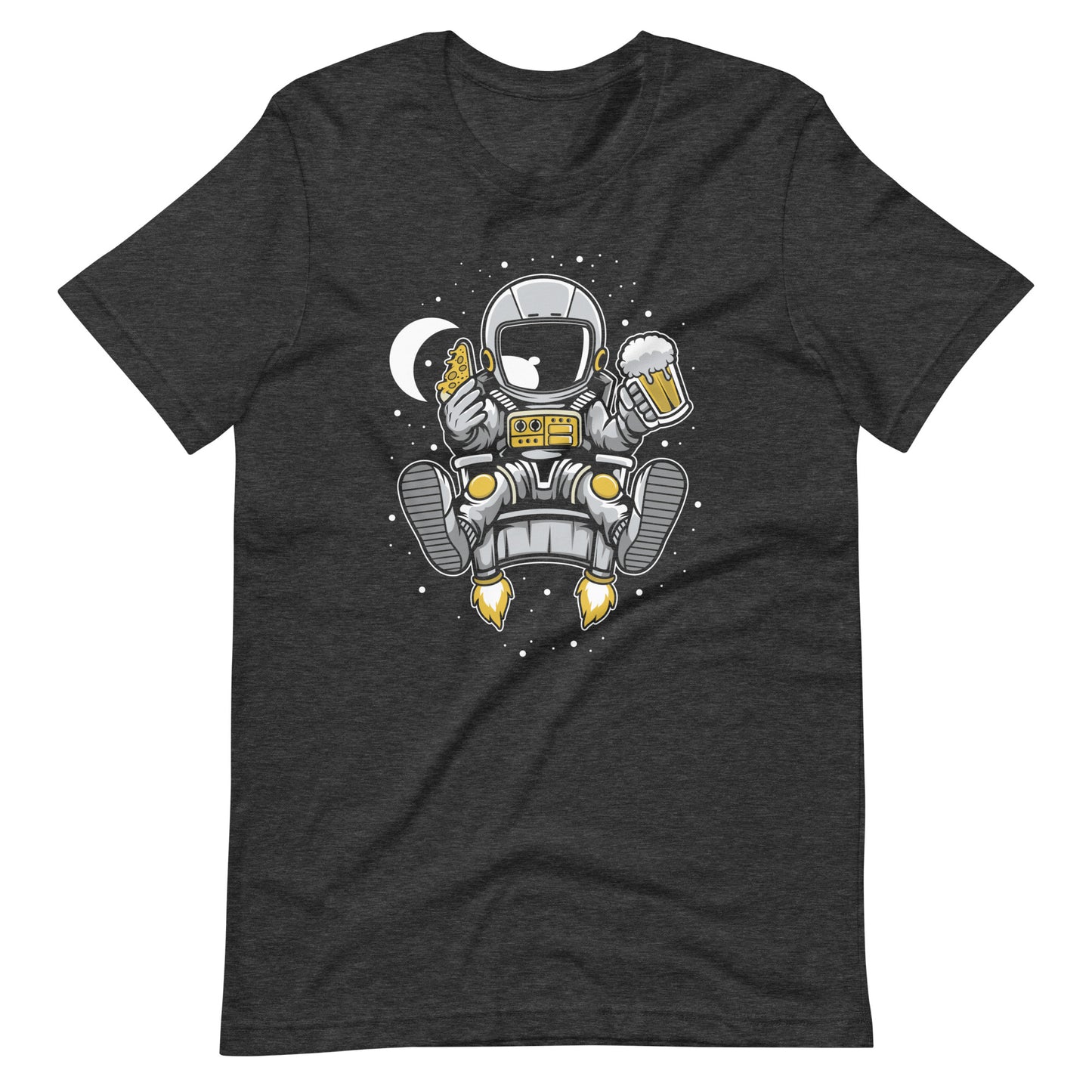 Astronaut Relax - Men's t-shirt - Dark Grey Heather Front