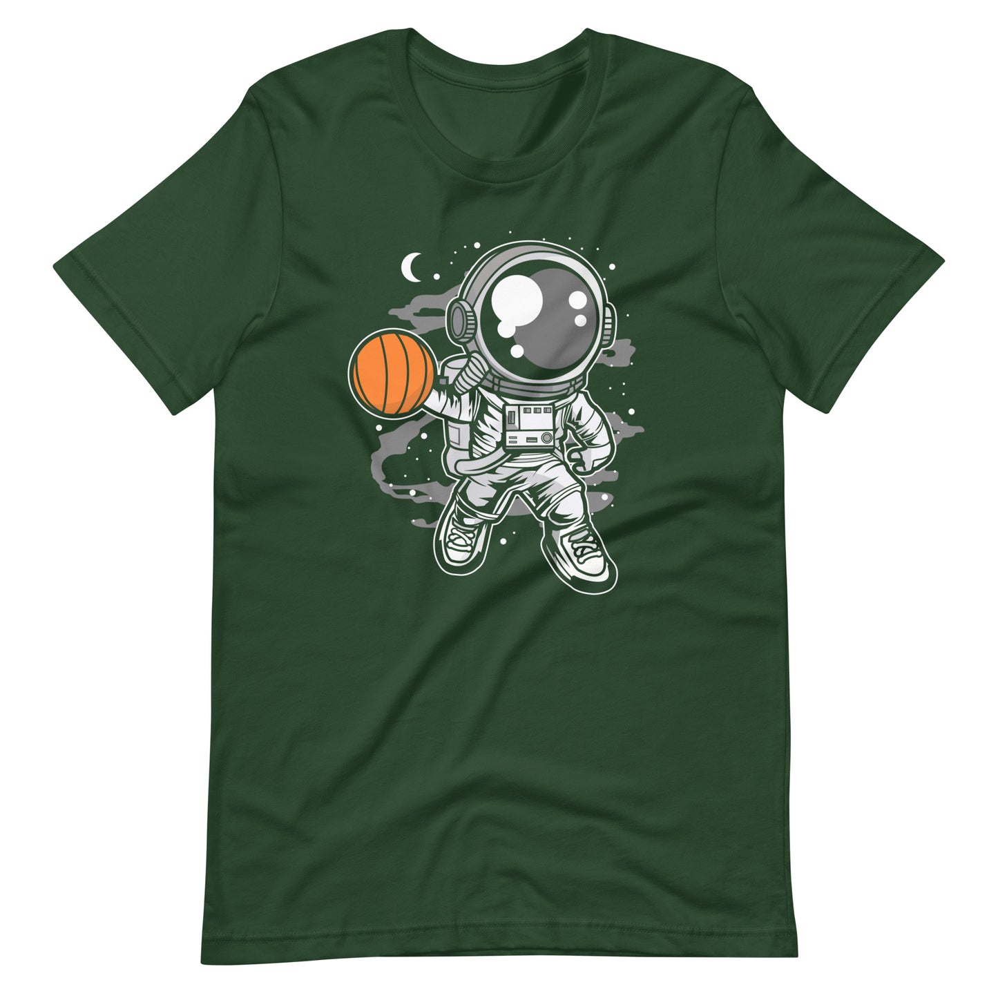 Astronaut Basketball - Men's t-shirt - Forest Front