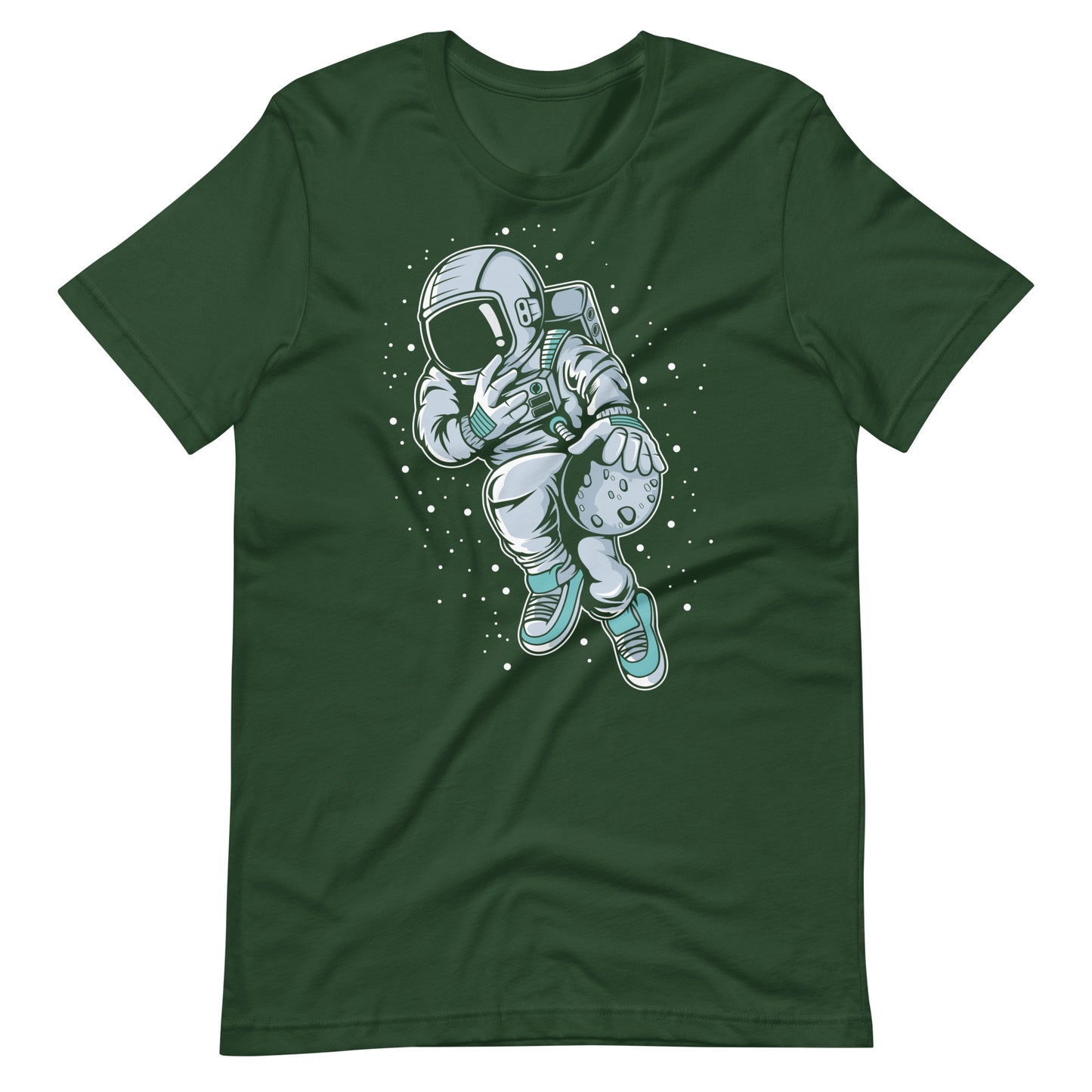 Astronaut Basketball 2 - Men's t-shirt - Forest Front