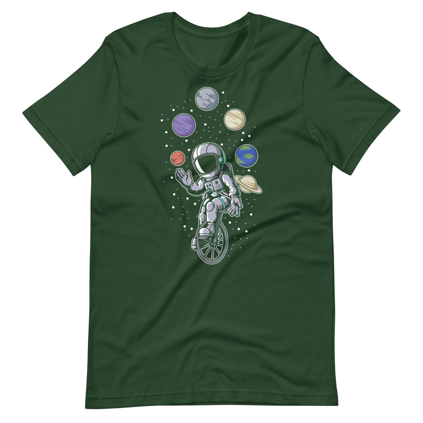 Astronaut Circus - Men's t-shirt - Forest Front