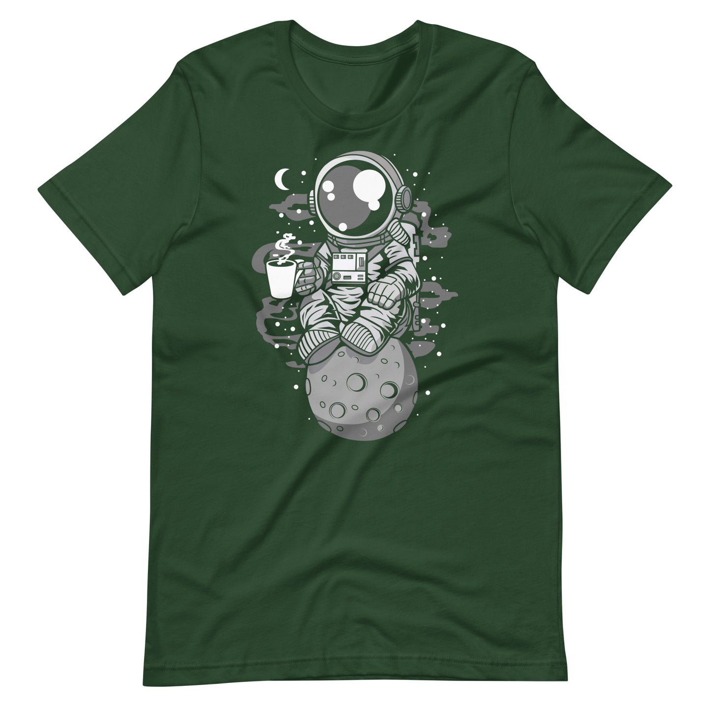 Astronaut Coffee - Men's t-shirt - Forest Front