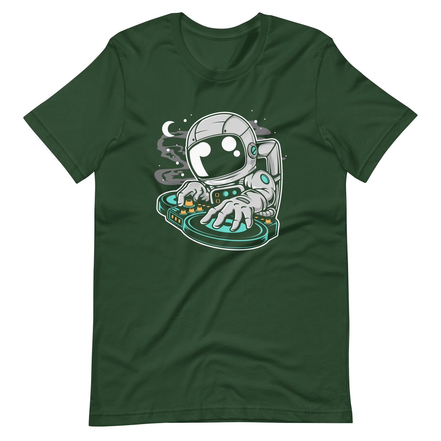 Astronaut DJ - Men's t-shirt - Forest Front