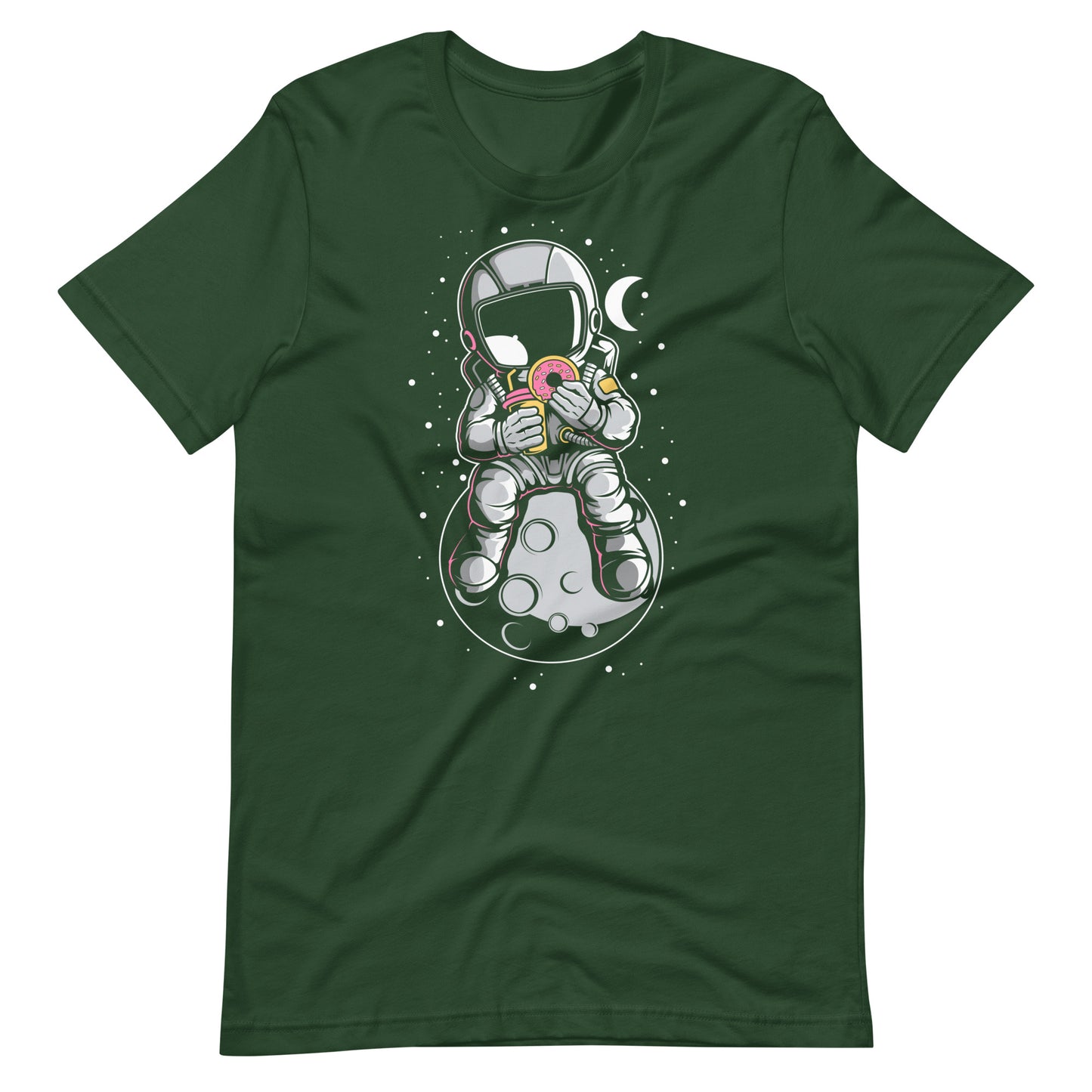 Astronaut Donuts - Men's t-shirt - Forest Front