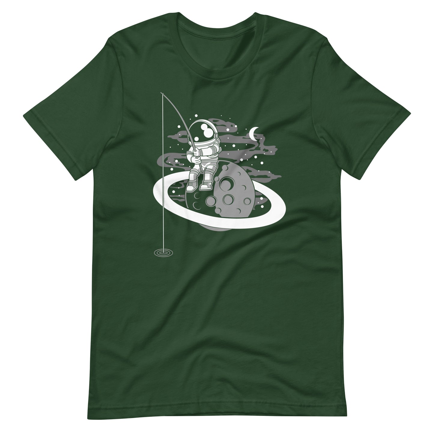 Astronaut Fishing - Men's t-shirt - Forest Front