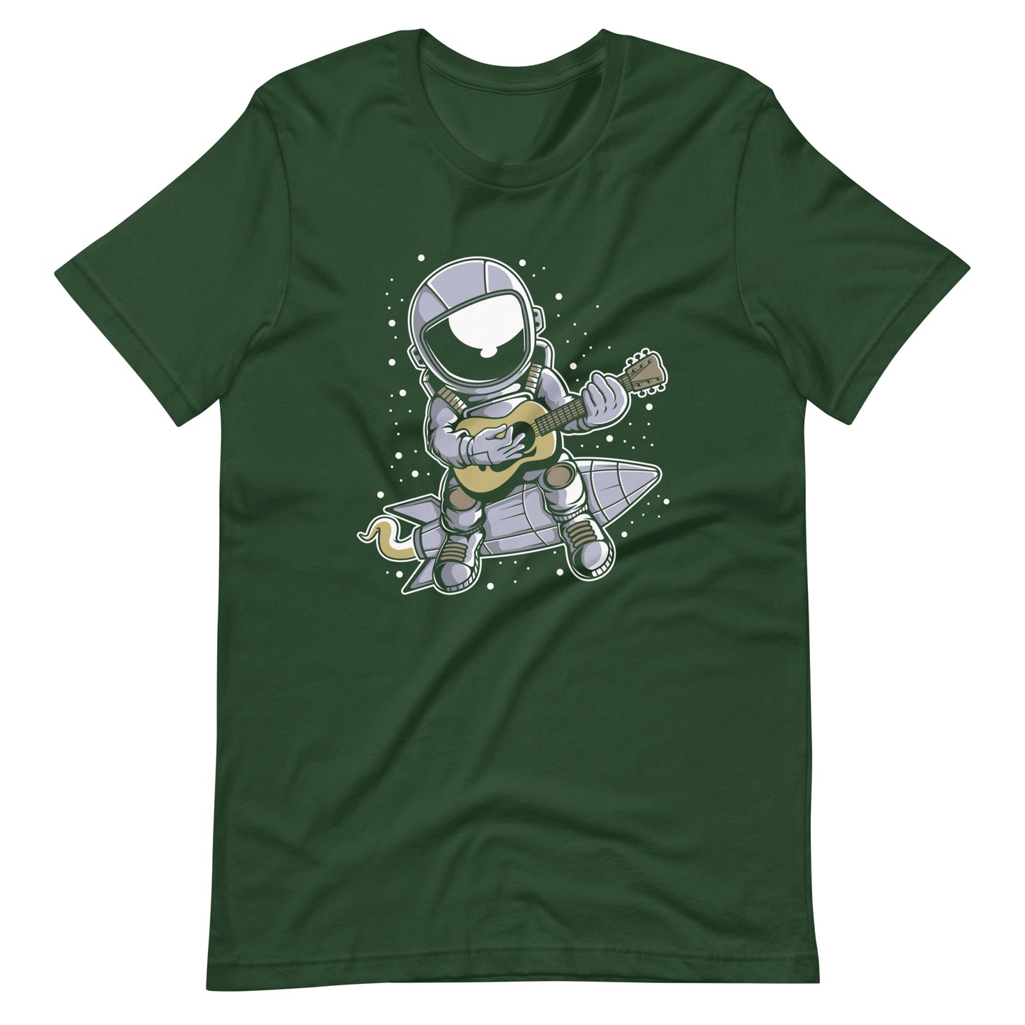 Astronaut Guitar - Men's t-shirt - Forest Front