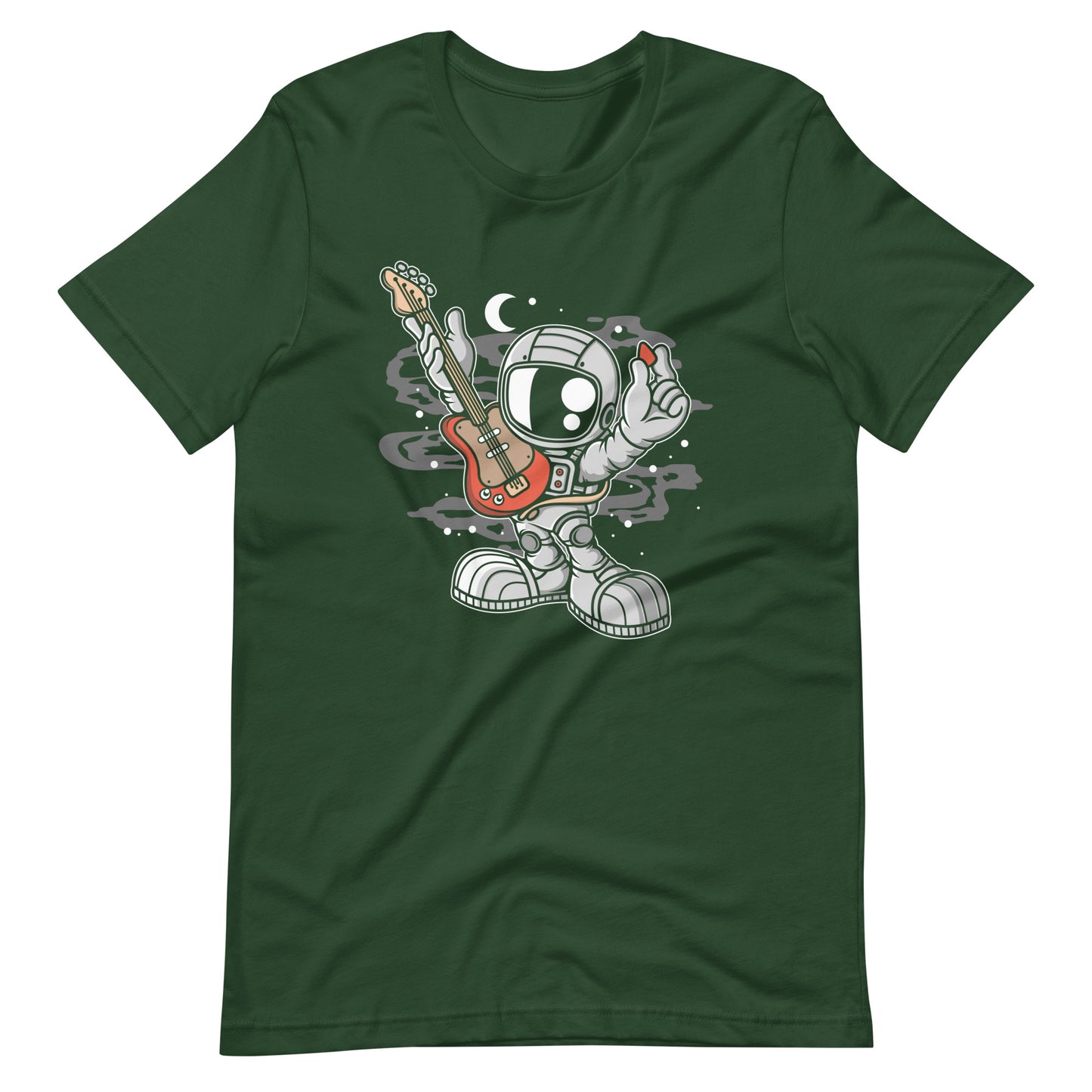 Astronaut Guitar 2 - Men's t-shirt - Forest Front