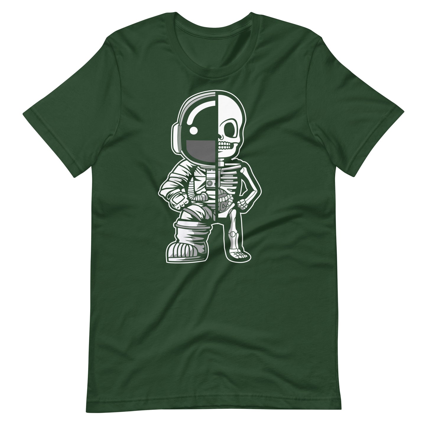 Astronaut Half Skeleton - Men's t-shirt