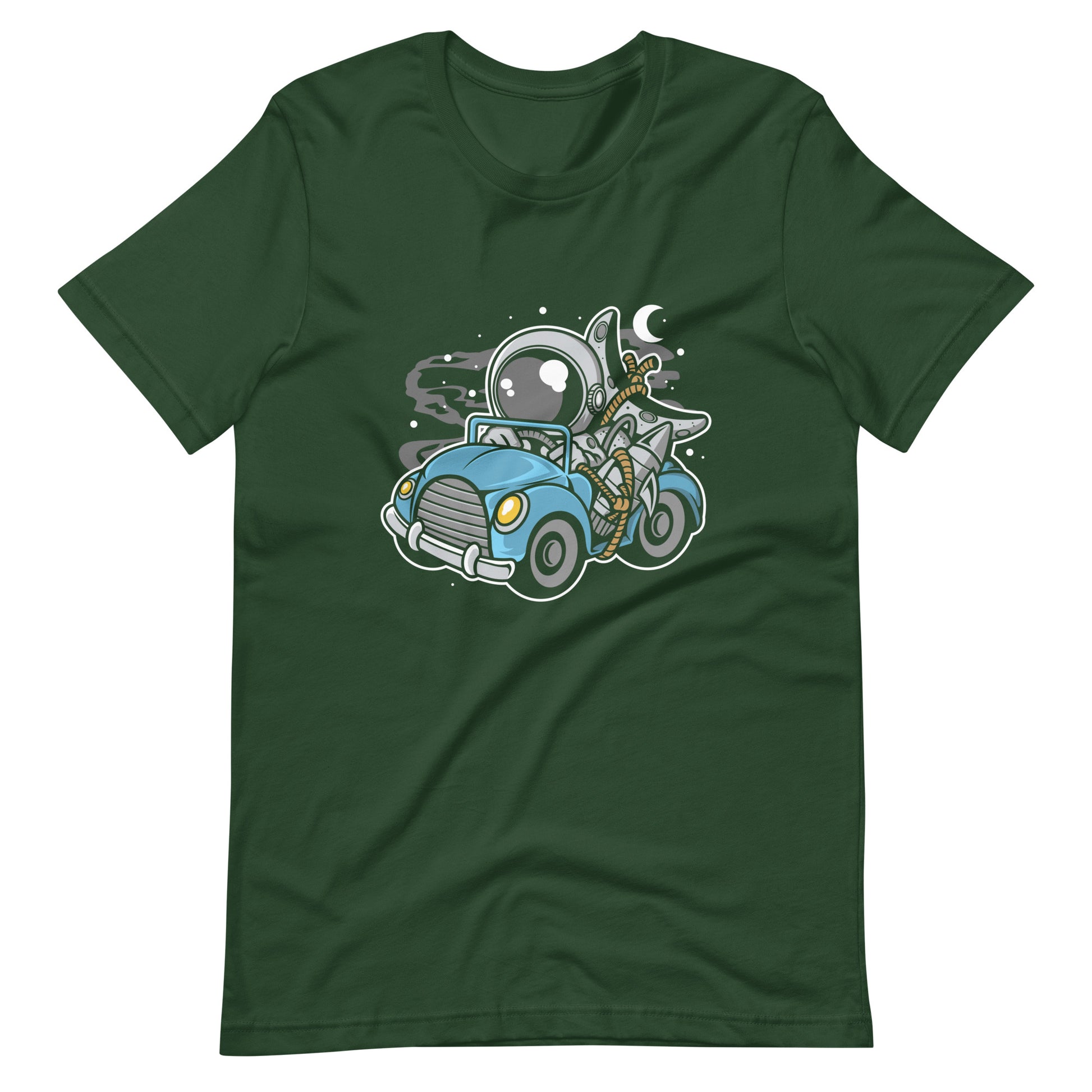 Astronaut Journey - Men's t-shirt - Forest Front