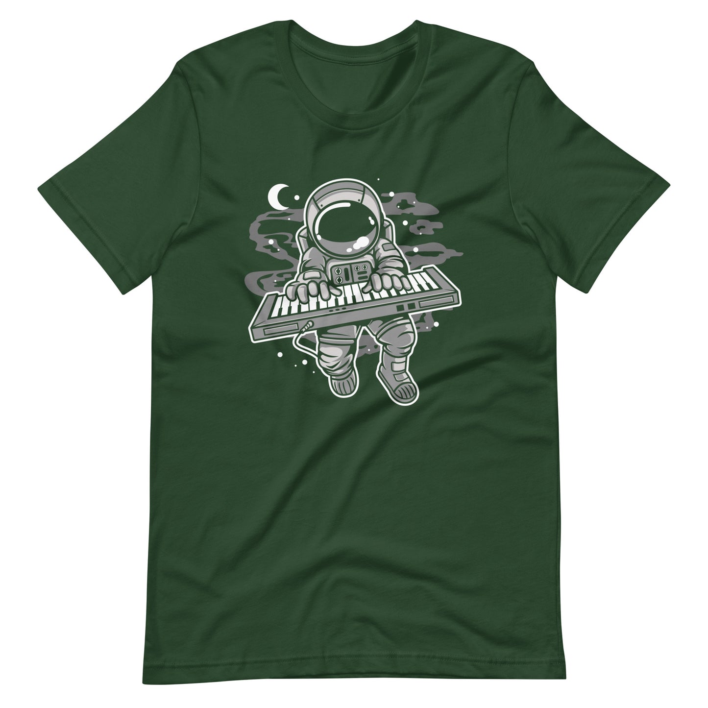 Astronaut Keyboard 2 - Men's t-shirt - Forest Front