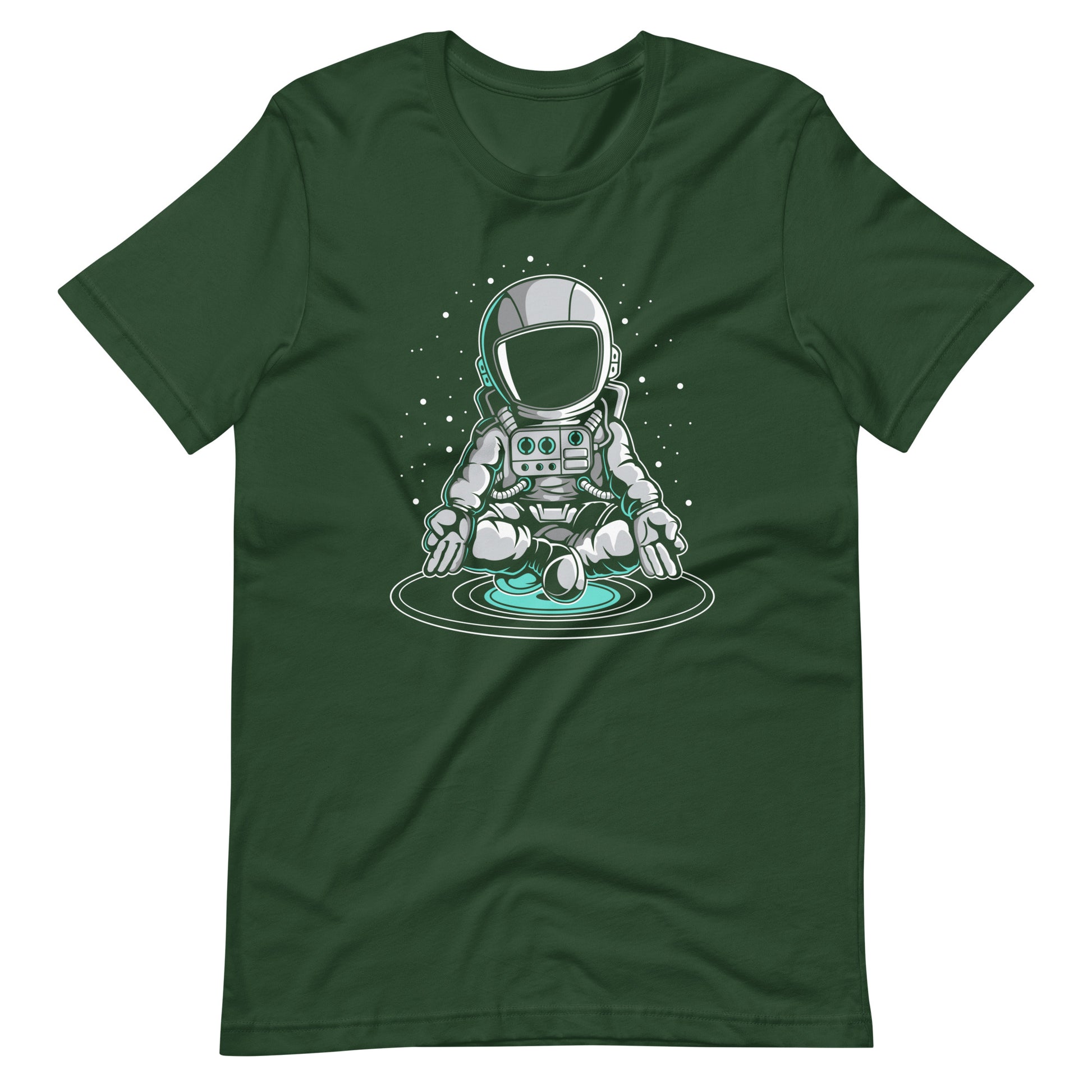 Astronaut Meditation - Men's t-shirt - Forest Front