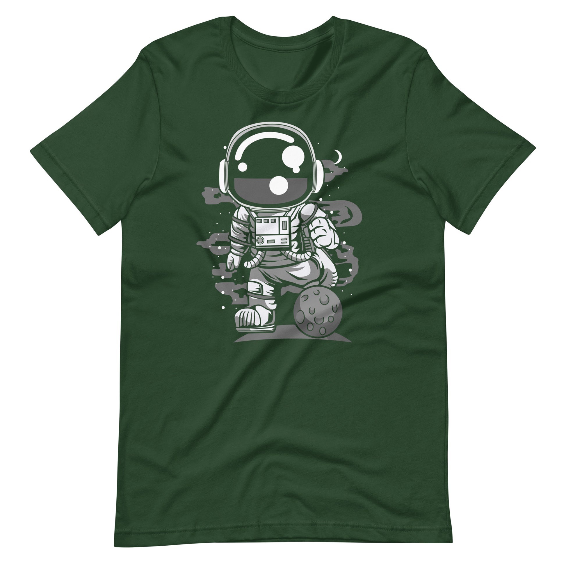 Astronaut Soccer - Men's t-shirt - Forest Front