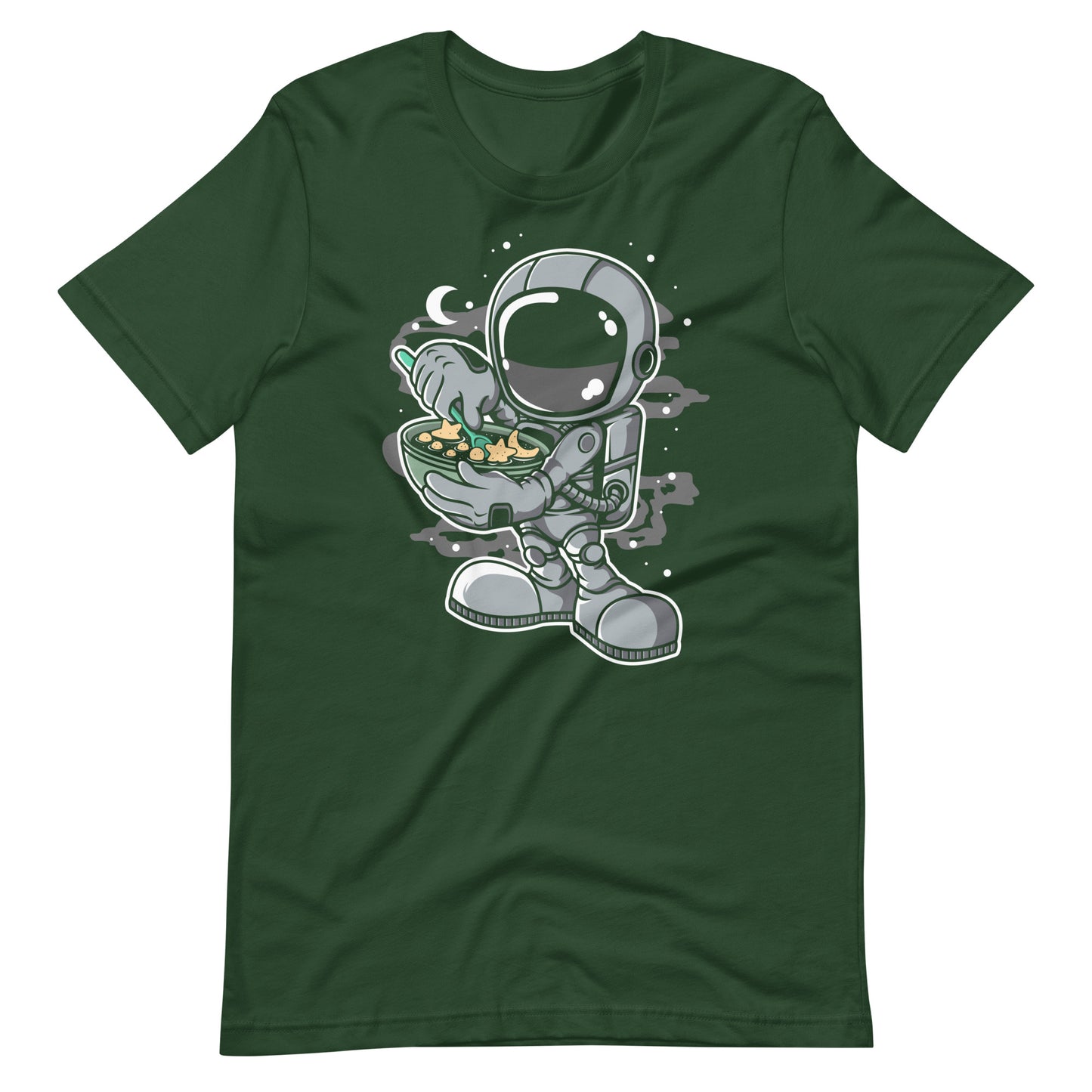 Astronaut Star Flakes - Men's t-shirt - Forest Front