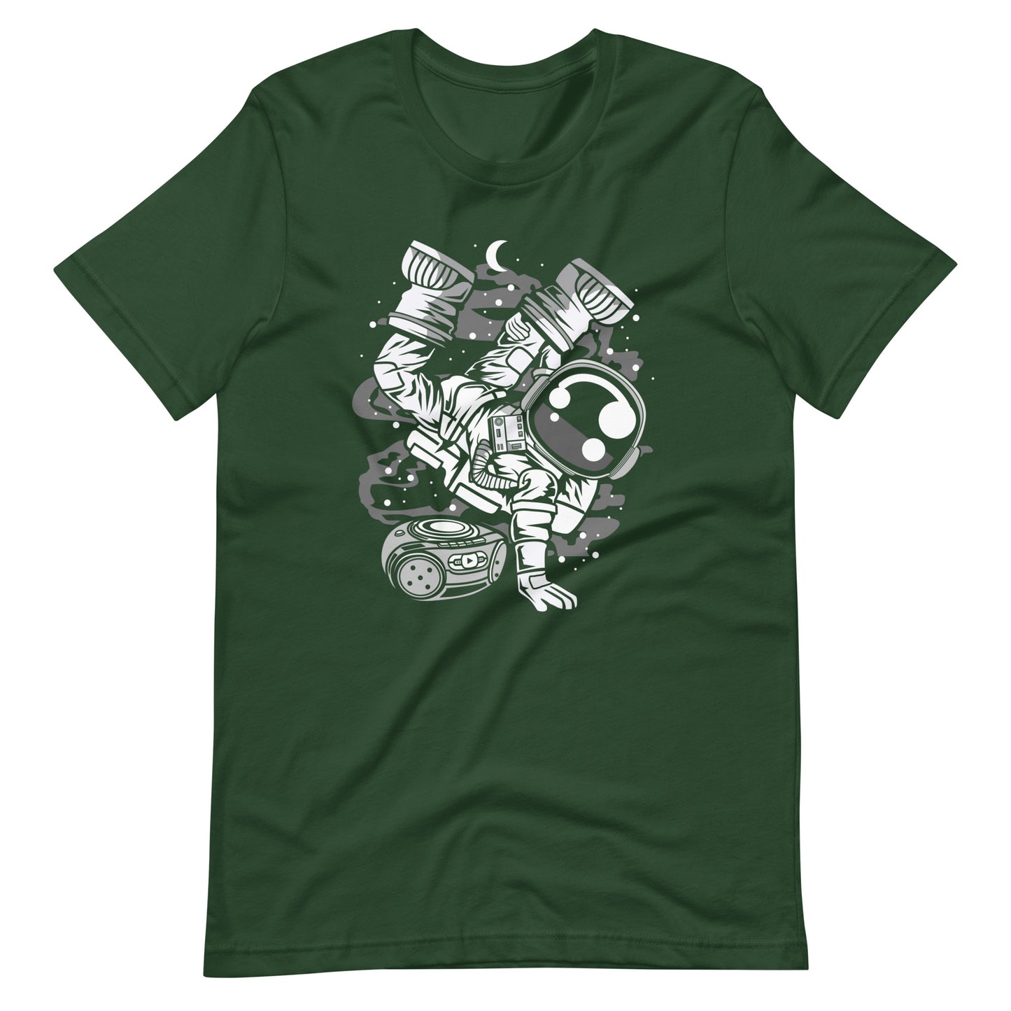 Astronaut Space Breakdance - Men's t-shirt - Forest Front