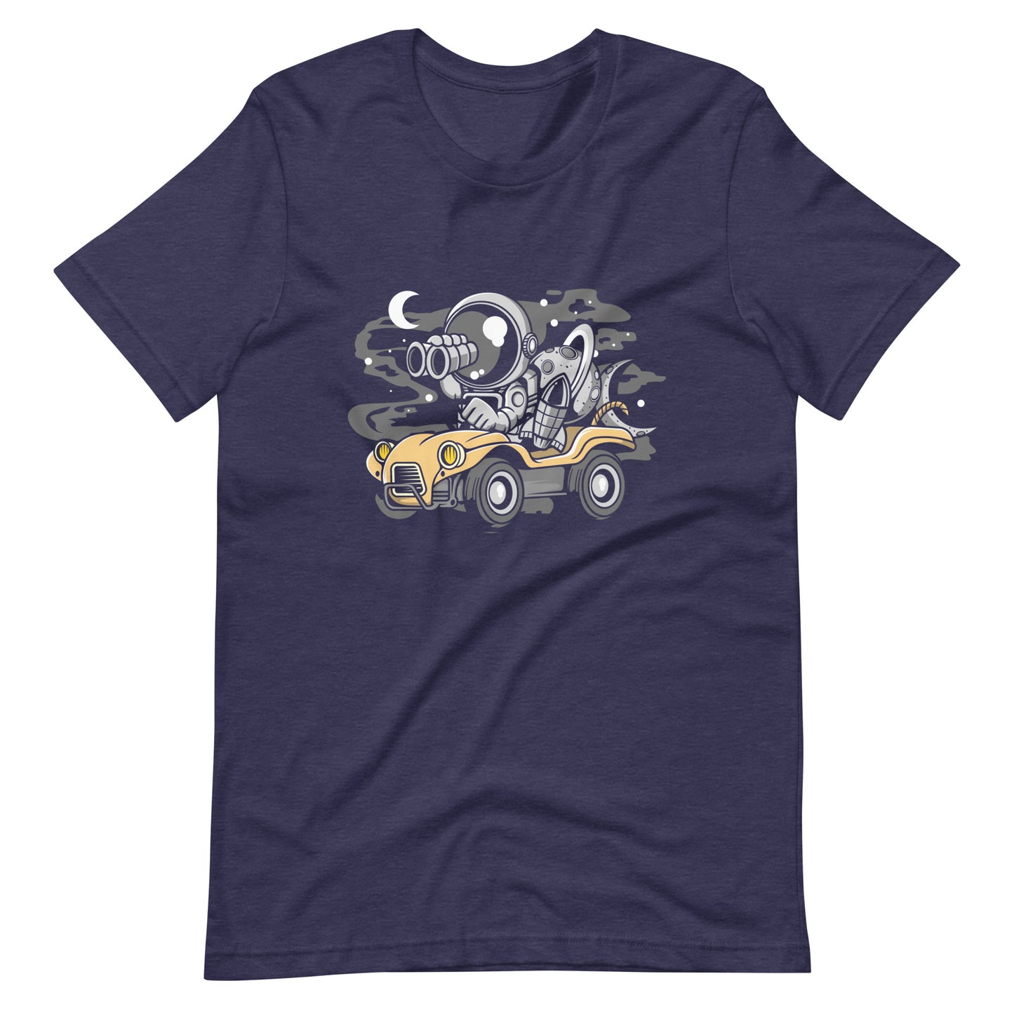 Astronaut Adventure - Men's t-shirt - Heather Midnight Navy Front