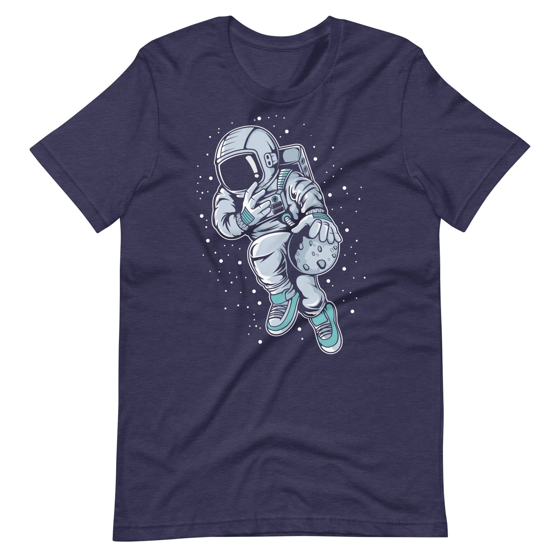 Astronaut Basketball 2 - Men's t-shirt - Heather Midnight Navy Front