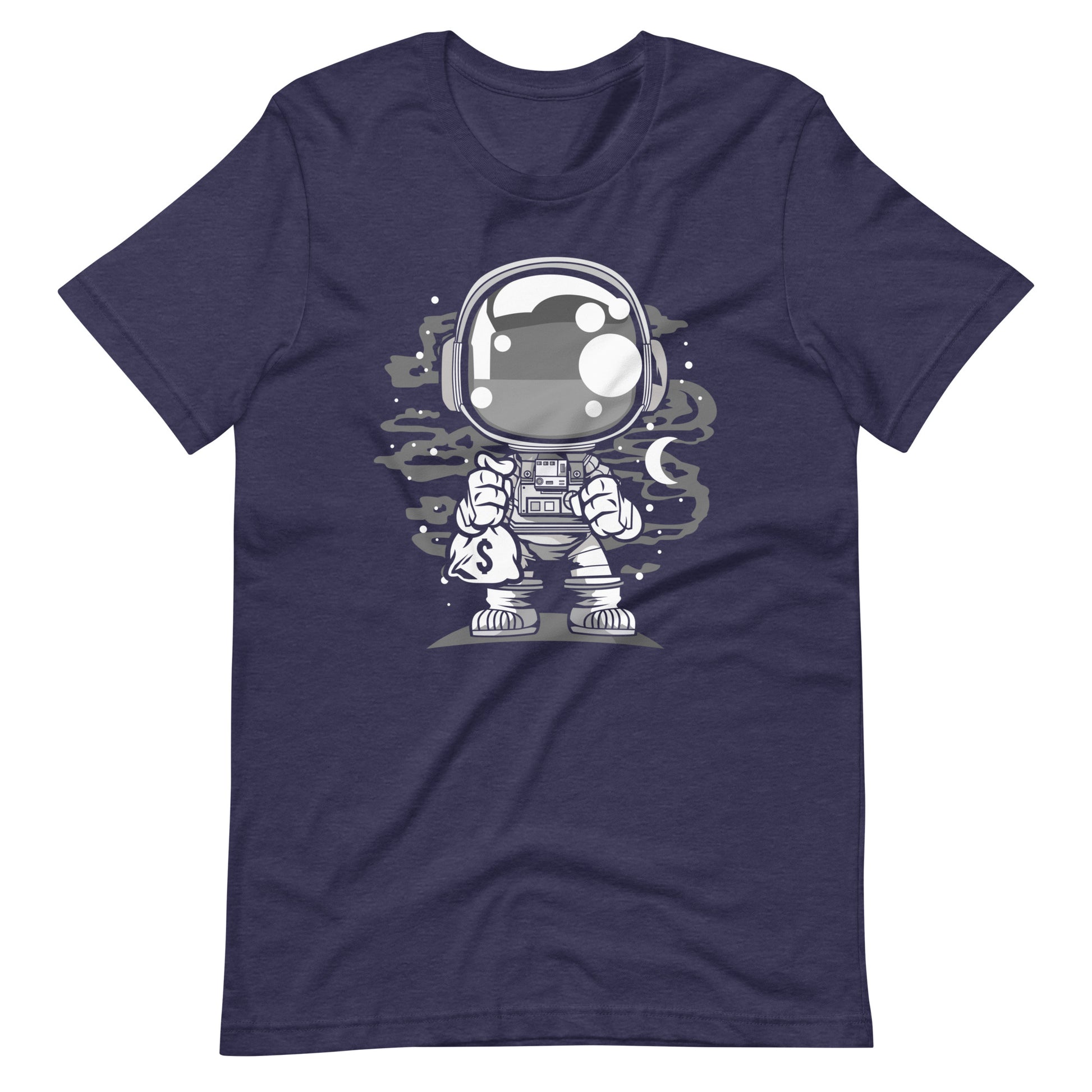 Astronaut Chibi - Men's t-shirt - Heather Midnight Navy Front